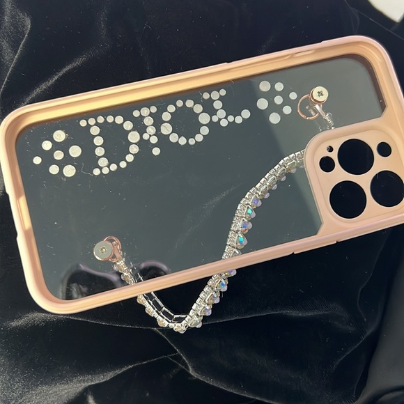 iPhone 13 Pro Max Crystal/Pink French Fashion Case—New - Picture 7 of 7